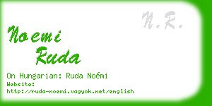 noemi ruda business card